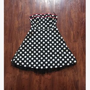 Polka dot Fit and Flare Dress